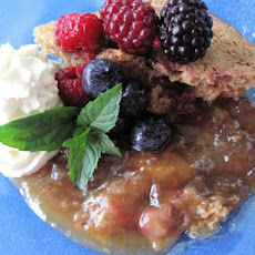 Maple Berry Pudding Cake