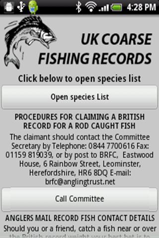 UK Coarse Fishing Records