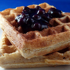 Cornmeal Sourdough Waffles