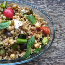 Farro with Kalamata Olives Recipe