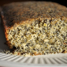 Lemon Glazed Poppy Seed Coffee Cake