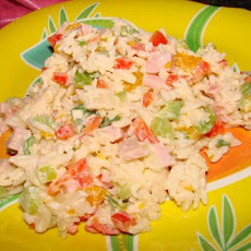 Mandarin Pepper Rice Salad