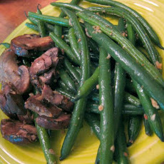 Lemon Beans and Mushrooms