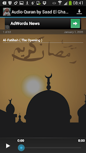 How to mod Audio Quran by Saad El Ghamidi patch 1.0 apk for android