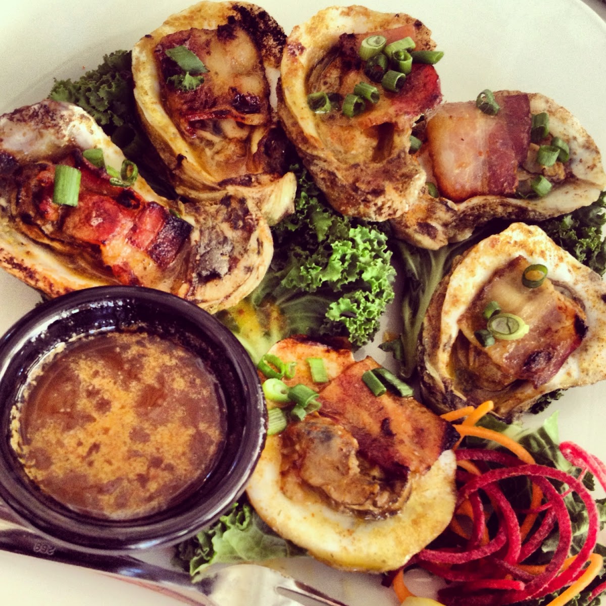 Bacon oysters