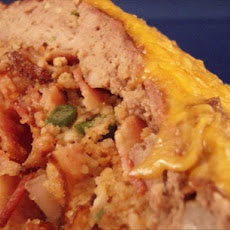 Cornbread Stuffed Meatloaf