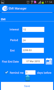 How to install EMI Manager 1.1 unlimited apk for pc
