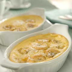 Puffed Caramelized Banana Custard