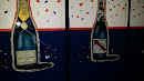 Champagne Mural