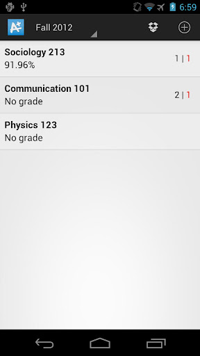 My GradeBook : Student Grades