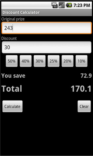 【免費購物App】Discount Calculator-APP點子