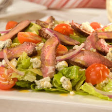 Grilled Steak With Blue Cheese