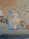 Blue Eyes Graffiti 