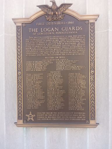Logan Guards Plaque 