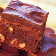 Cinnamon-Chocolate Brownies with Chocolate Ganache