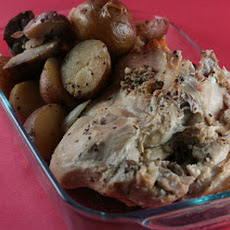 Beer Braised Turkey with Potatoes