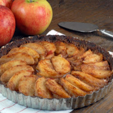 Cinnamon Apple Tart with Pecan Crust