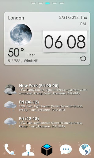 new-black-go-launcher-ex-theme for android screenshot