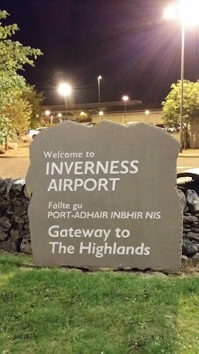 Inverness Airport Sign