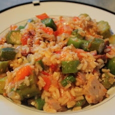 Skillet Okra and Rice