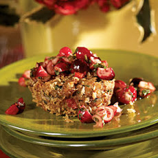 Black-eyed Pea Cakes with Cranberry-Red Pepper Salsa