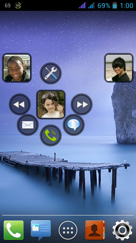 Android application Easy Contact Widget Pro screenshort