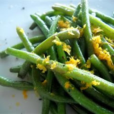 Green Beans With Orange Olive Oil