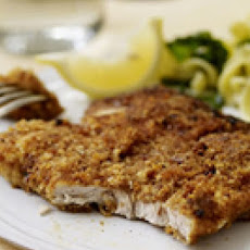 Paprika Pork Cutlets with Swiss Chard Egg Noodles