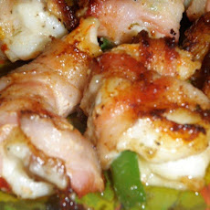 Bacon Wrapped Shrimp in Garlic Butter