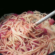 Pasta With Pancetta and Tomato Sauce - Giada De Laurentiis