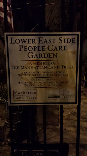Lower East Side People Care Garden 