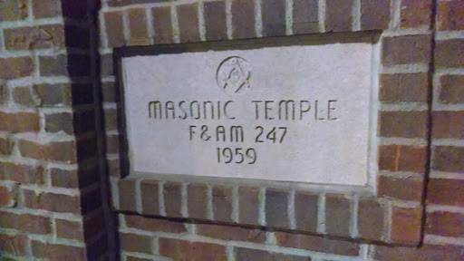 Masonic Temple Plaque