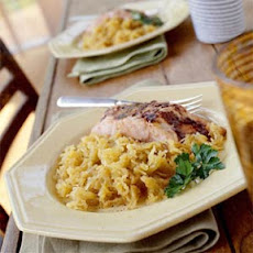 Orange-Spiced Salmon with Spaghetti Squash