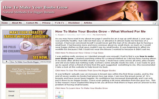 How To Make Your Boobs Grow