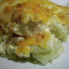 Cabbage Potato Chip Casserole