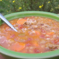 Nif's Crock Pot Beef Barley Soup
