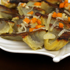 Artichokes Braised in Lemon and Olive Oil
