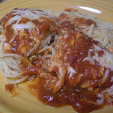 Easy Chicken Eggplant (Aubergine) Parmesan