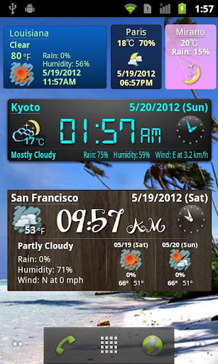 20 Beautiful Weather Widgets For Your Android Home Screens - Hongkiat