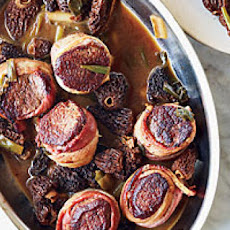 Beef Medallions with Bacon and Morels