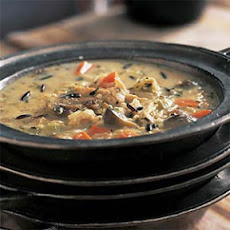 Roasted Chicken with Wild Rice Soup