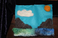 Needle felted pictures