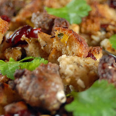 Lamb Sausage, Feta and Mint Stuffing