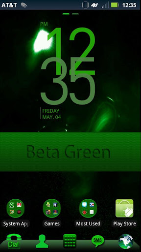 Go Launcher - Beta Green
