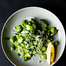 Asparagus with Young Garlic and Horseradish