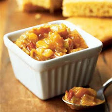 Corn Bread with Curried Apricot Chutney