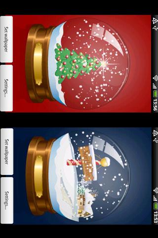 Snow Globe Live Wallpaper