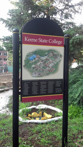 Keene State Info Sign