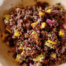Black Quinoa with Avocado & Summer Squash.
