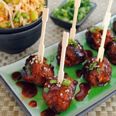 Spicy Korean-Style Gochujang Meatballs